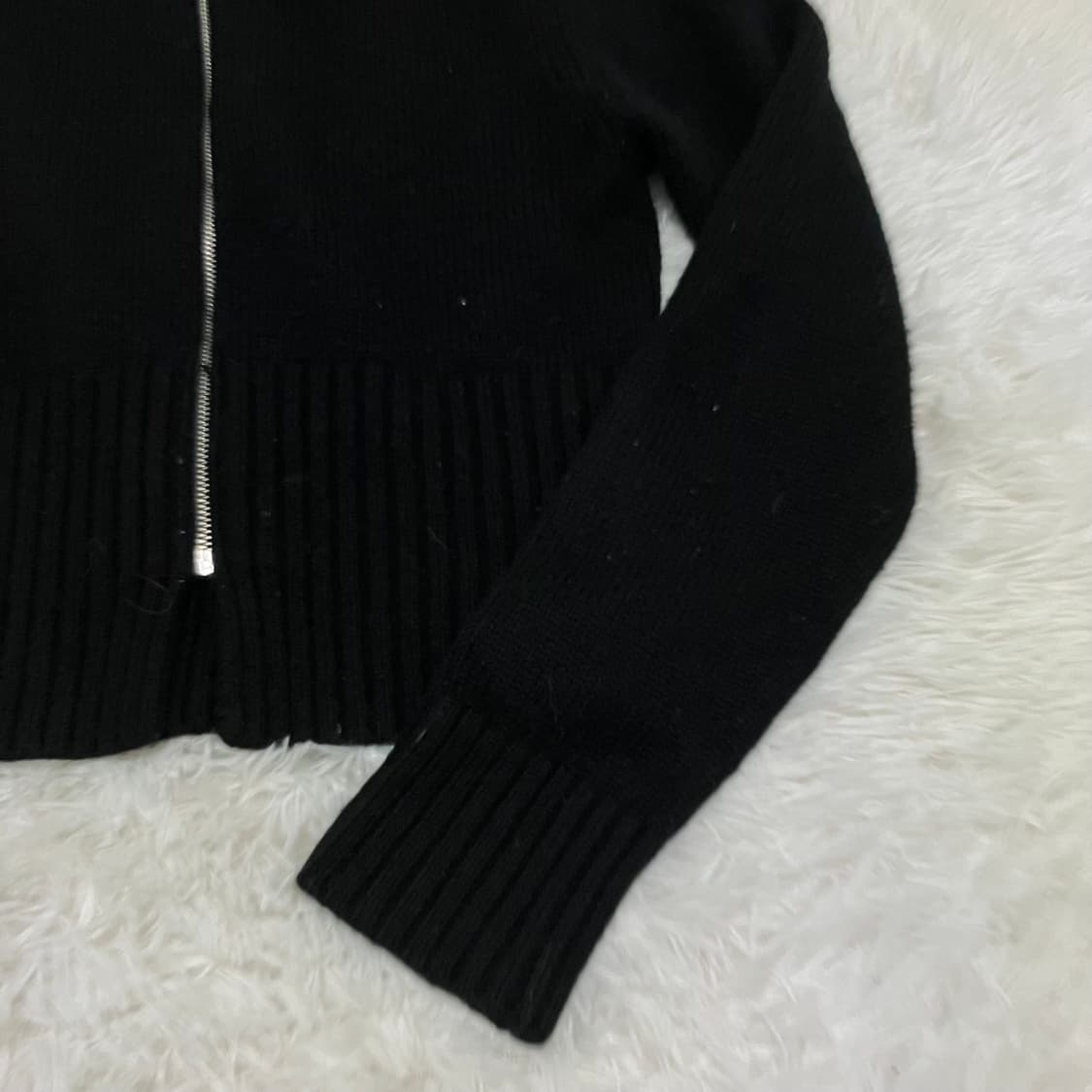 코스 목폴라 니트 집업 910 y2k 스트릿 모리 갸루 일본빈티지 상품이미지4