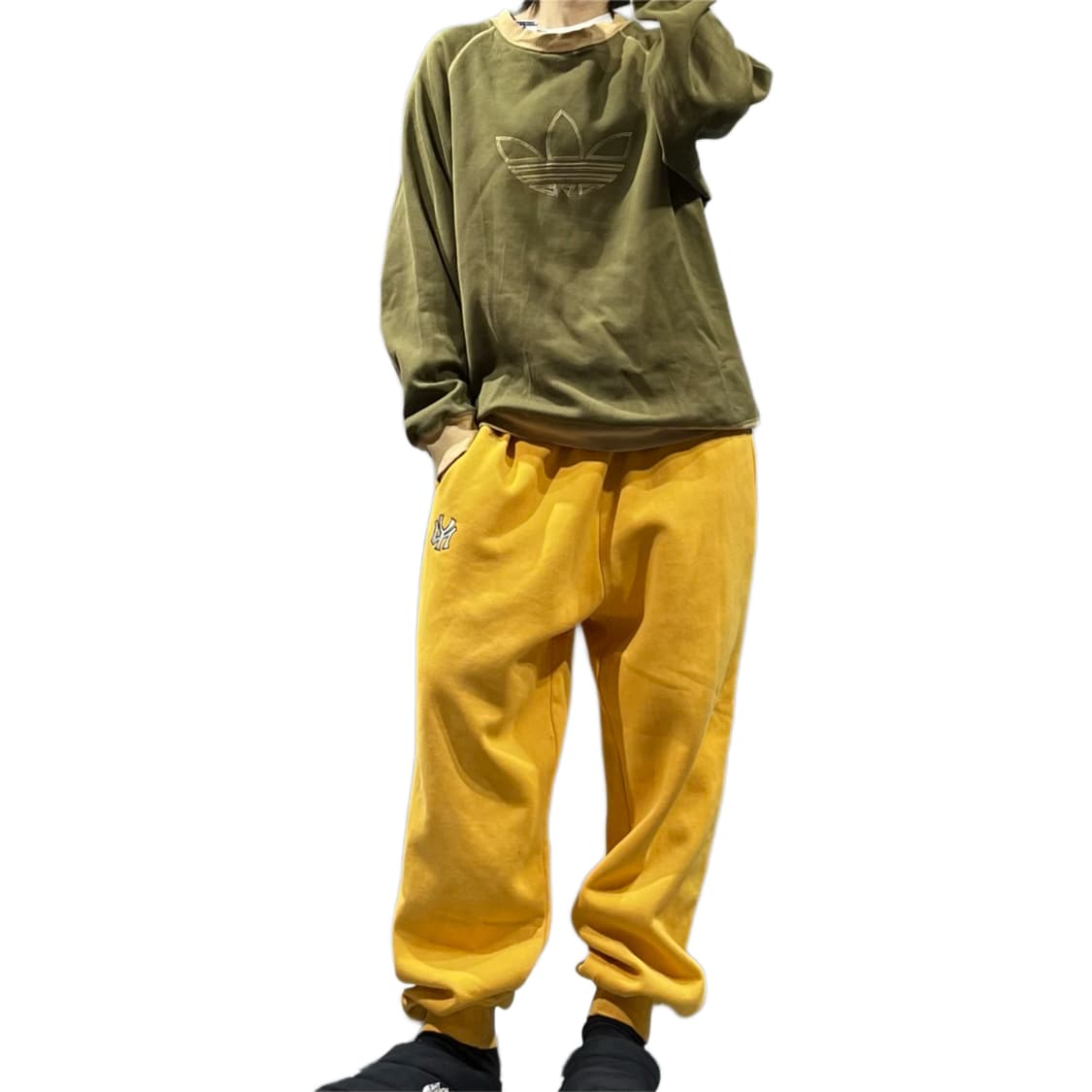 mlb NY 옐로우 조거 면츄바 상품이미지2