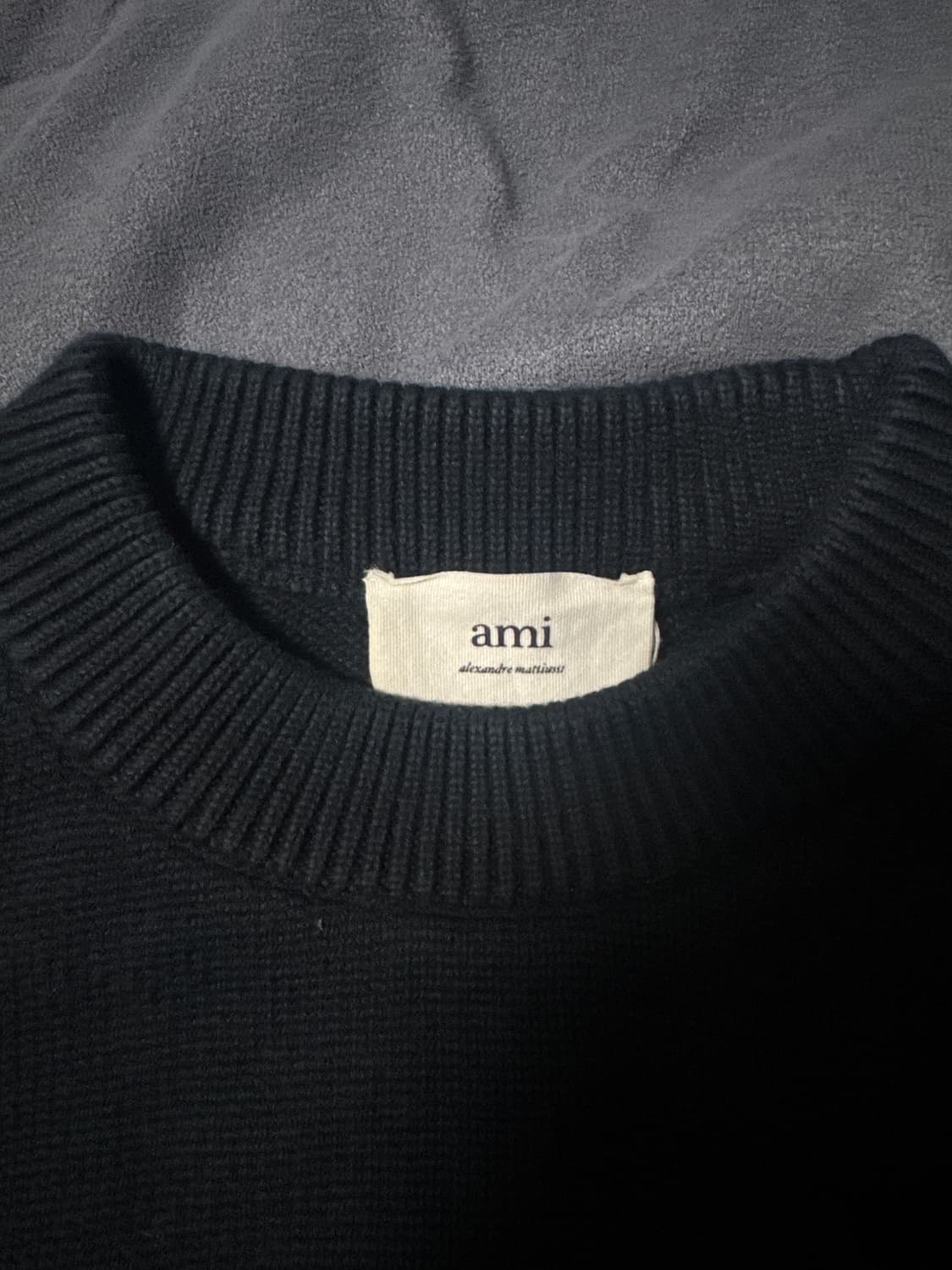 아미 빅로고 니트 급처 상품이미지2