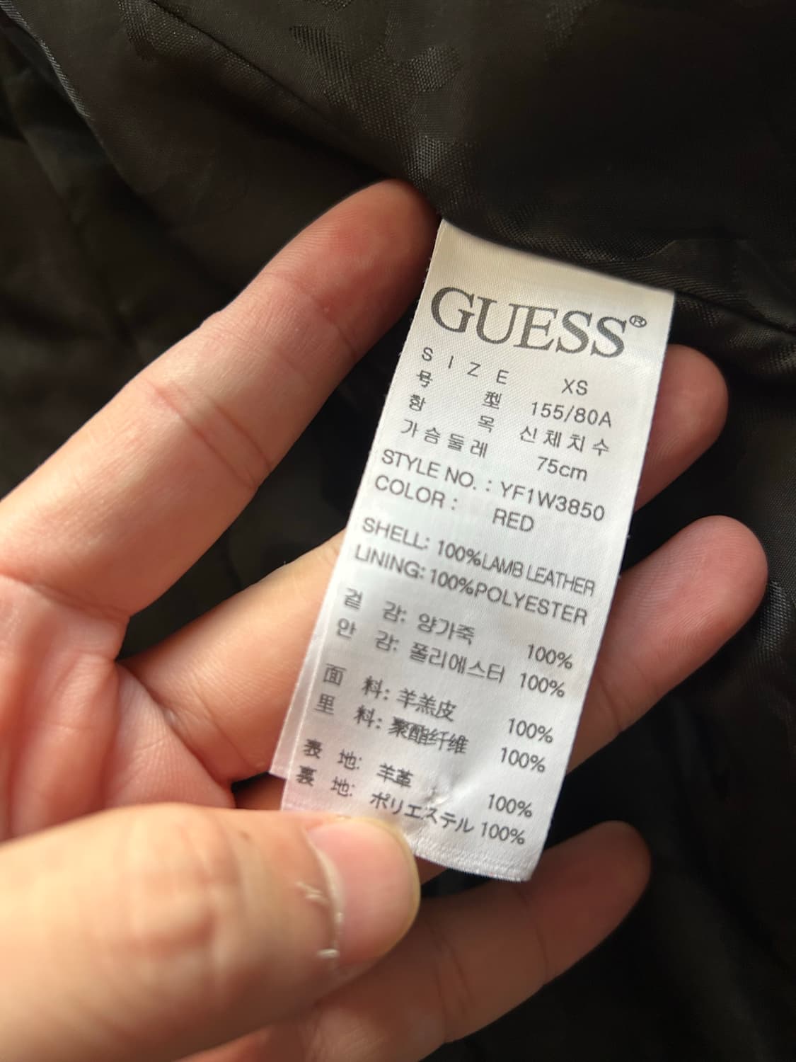 Guess 게스 레더 라이더자켓 여성용 상품이미지7
