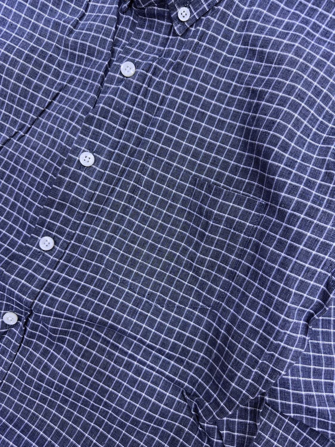 HEDGE 캐쥬얼 버튼다운 체크 셔츠 남방 M 상품이미지4