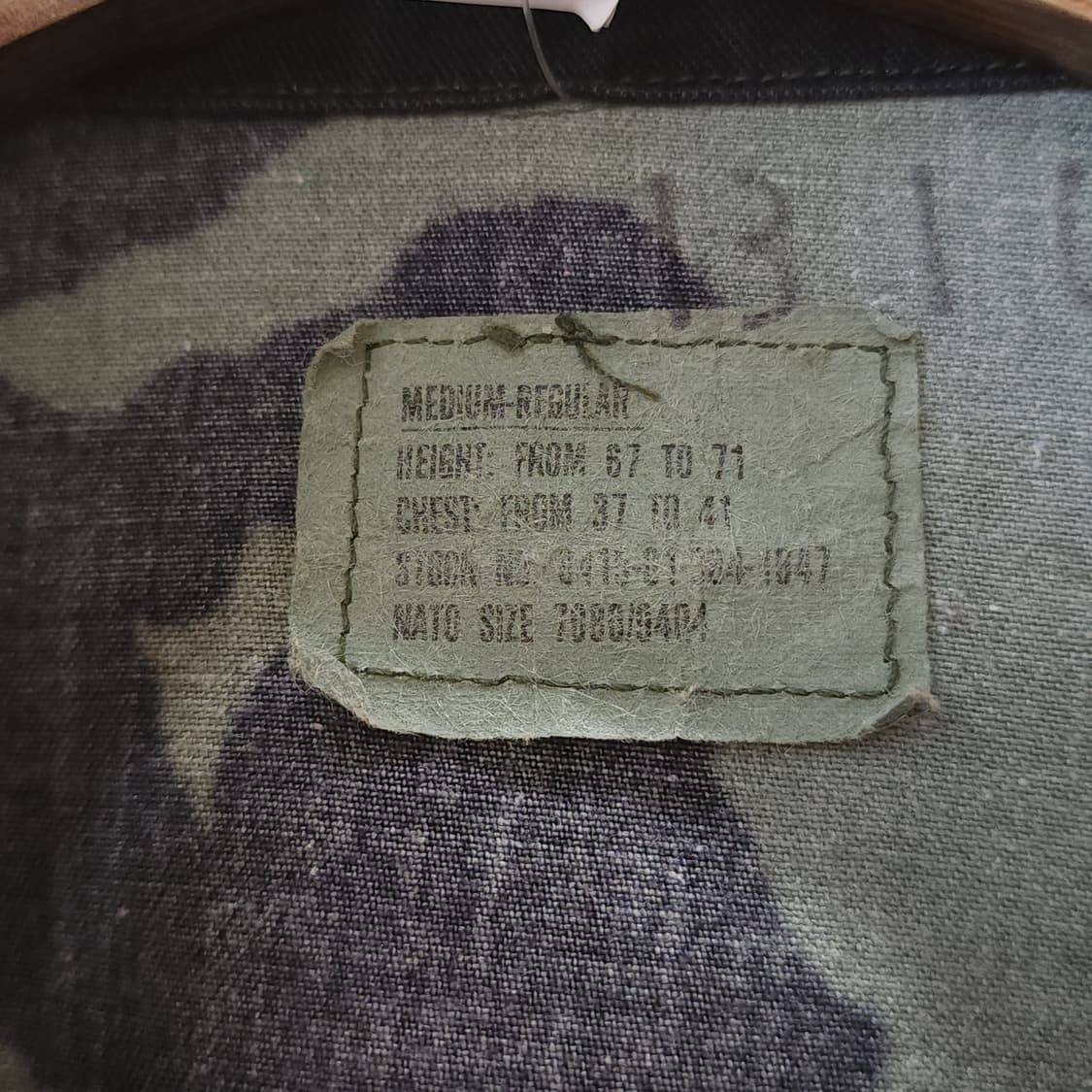 90s 미군 우드랜드 카모셔츠 BDU 미디움 레귤러 상품이미지6