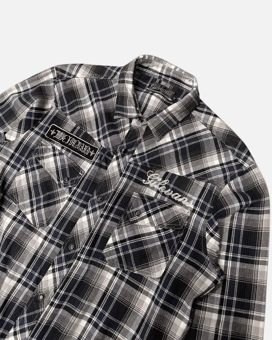 GILEVANS patch logo western shirt 상품이미지2