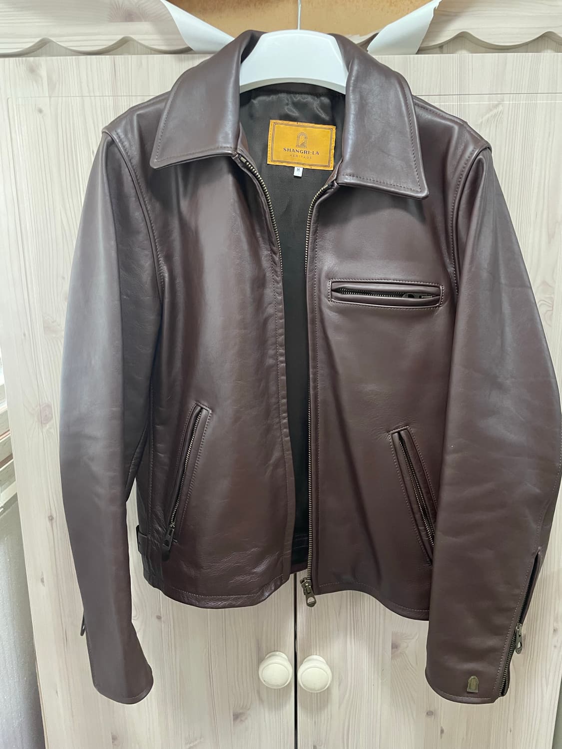 샹그릴라헤리티지 가죽자켓 M 상품이미지1