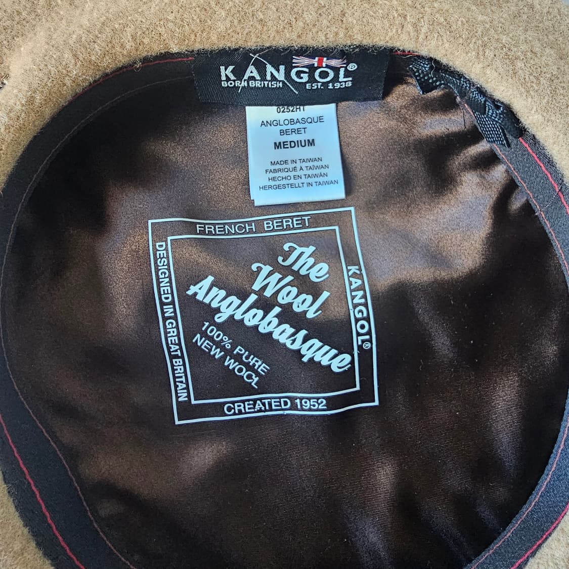 캉골 앵글로바스크 베레모 카멜 M 상품이미지2