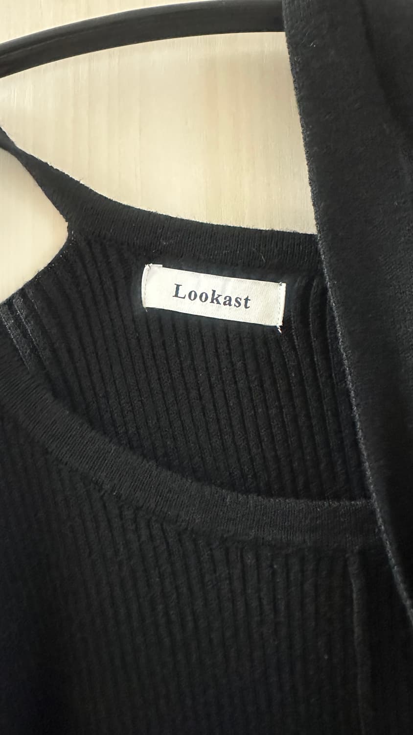 룩캐스트 위트니 컷아웃 타이 니트(M) 상품이미지3