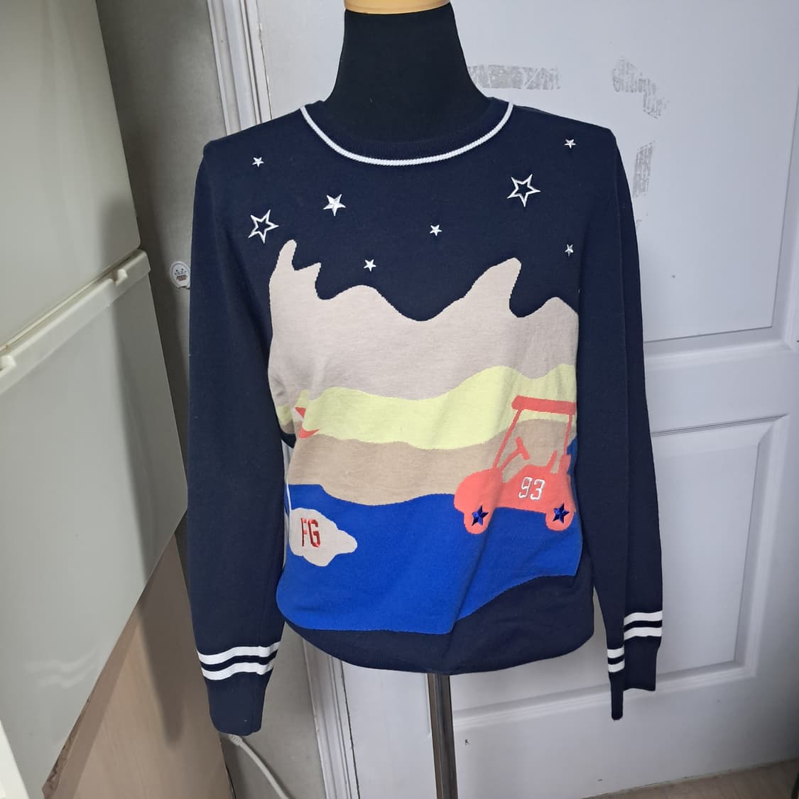 팬텀골프 네이비 여성니트 100(약55~66) 상품이미지1