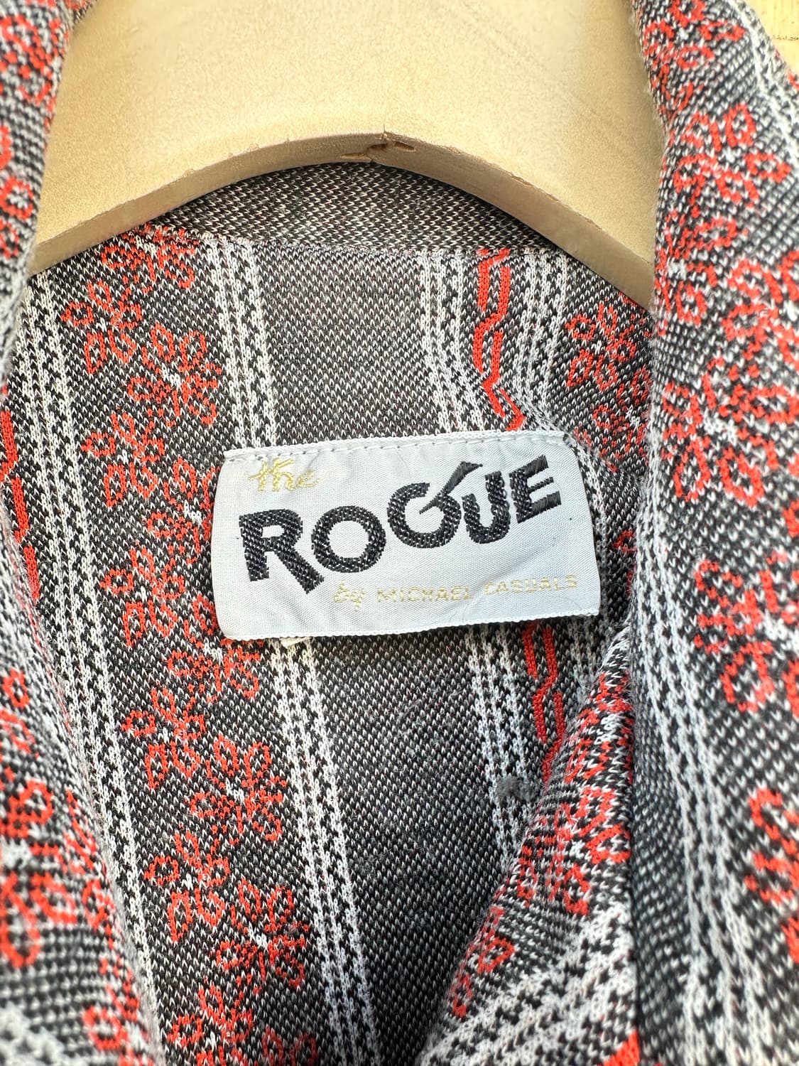 70‘s 패턴 빈티지셔츠 상품이미지3