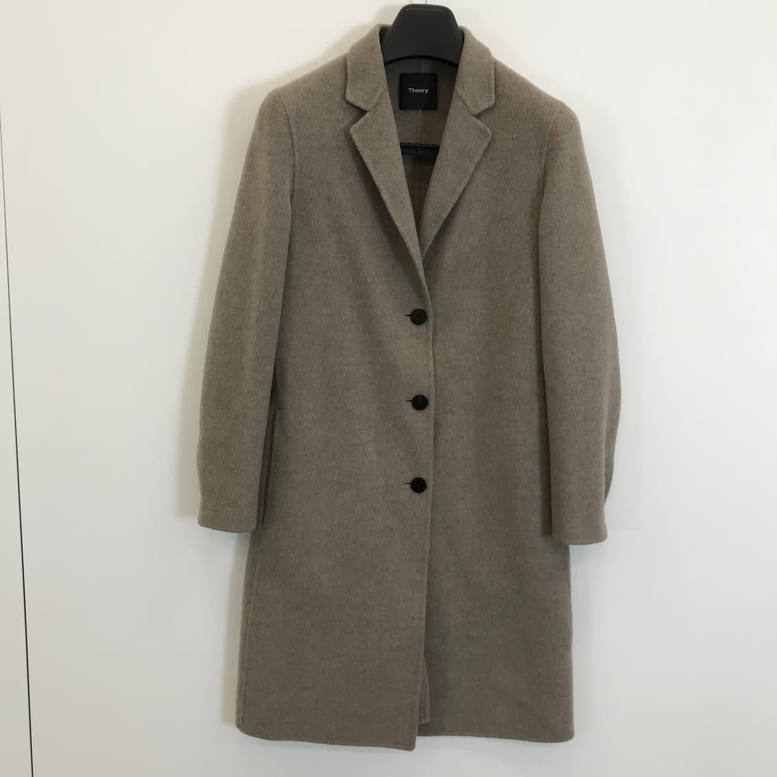 띠어리 울 캐시미어 싱글코트 [0사이즈] 상품이미지1