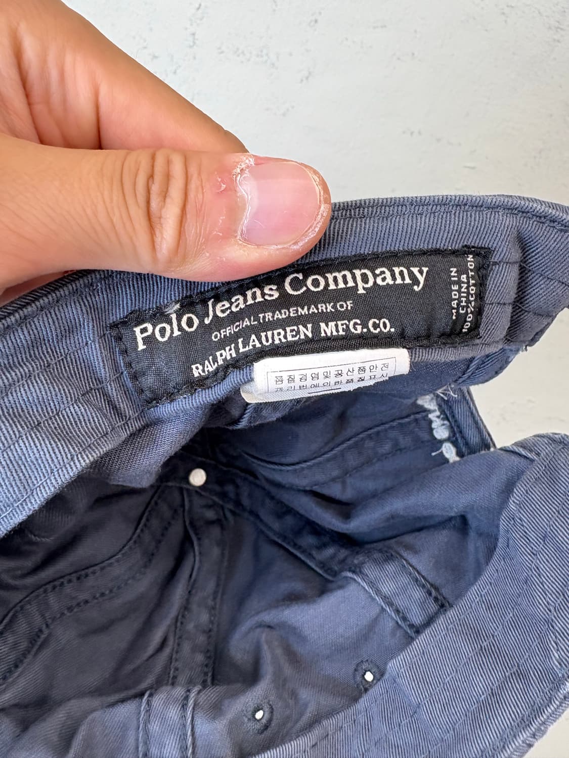 폴로랄프로렌 폴로진스 빈티지 볼캡 네이비 상품이미지5