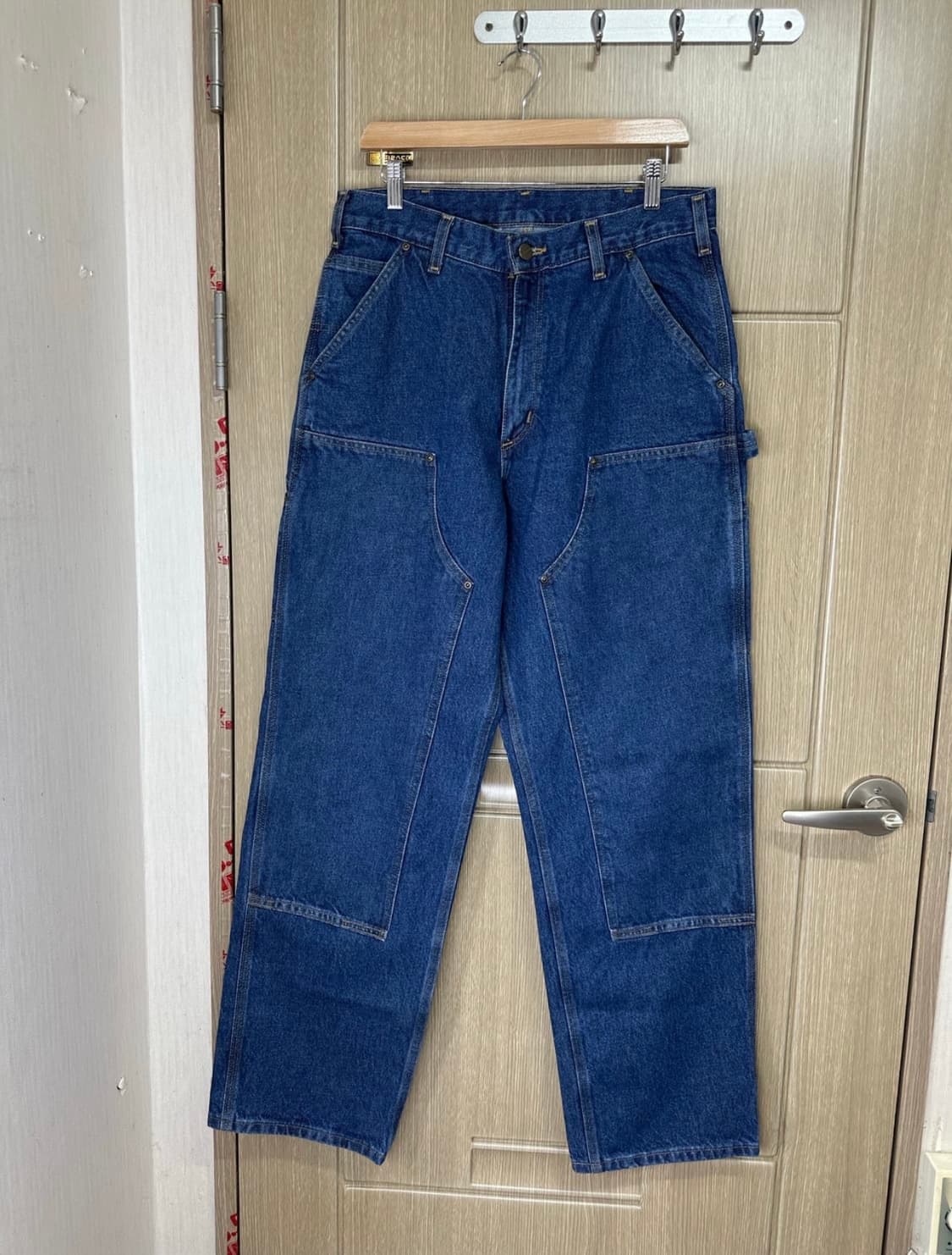 칼하트 B73-DST 더블니 데님 팬츠 33x30 상품이미지1