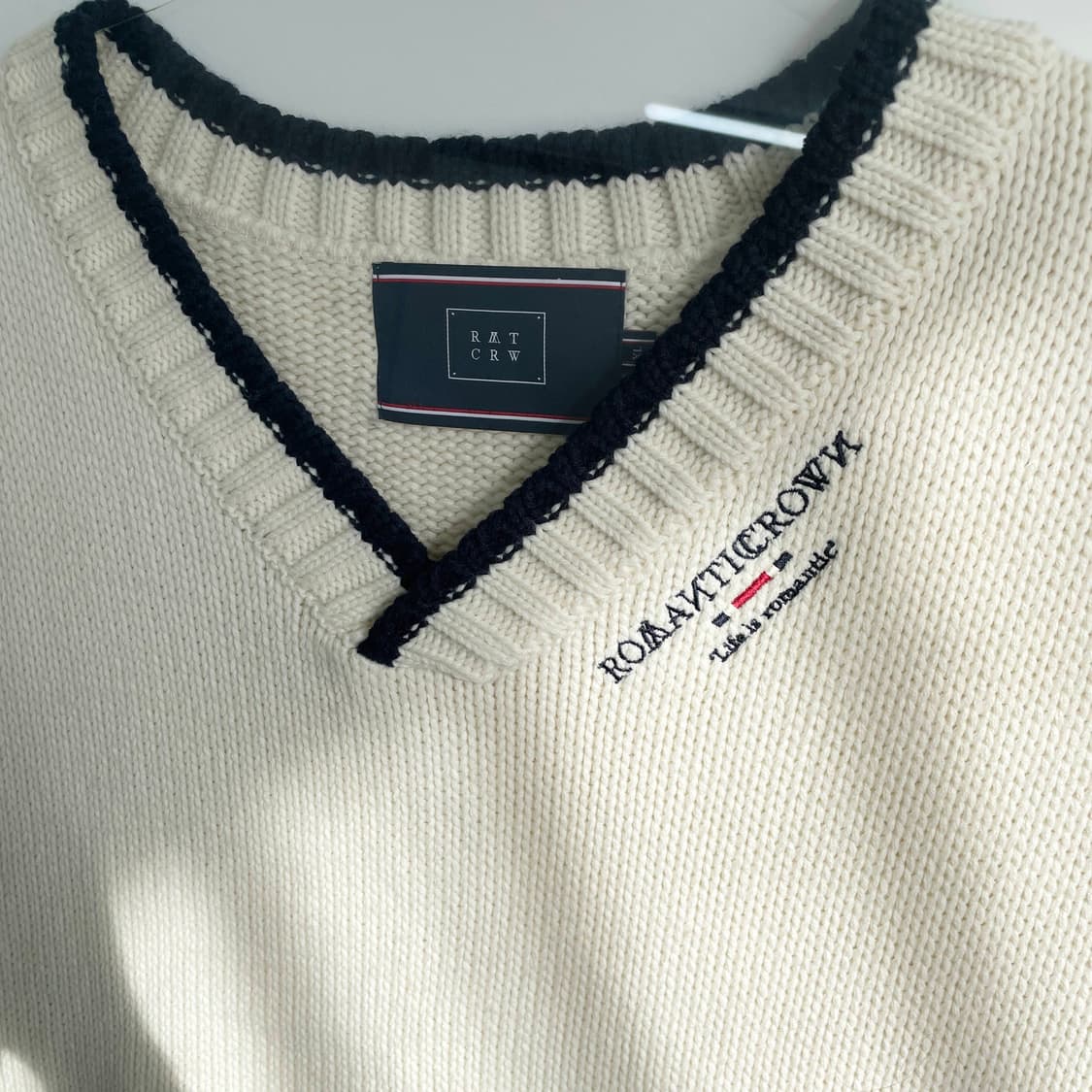 A2 로맨틱크라운 니트 베스트 아이보리 XL사이즈 상품이미지2