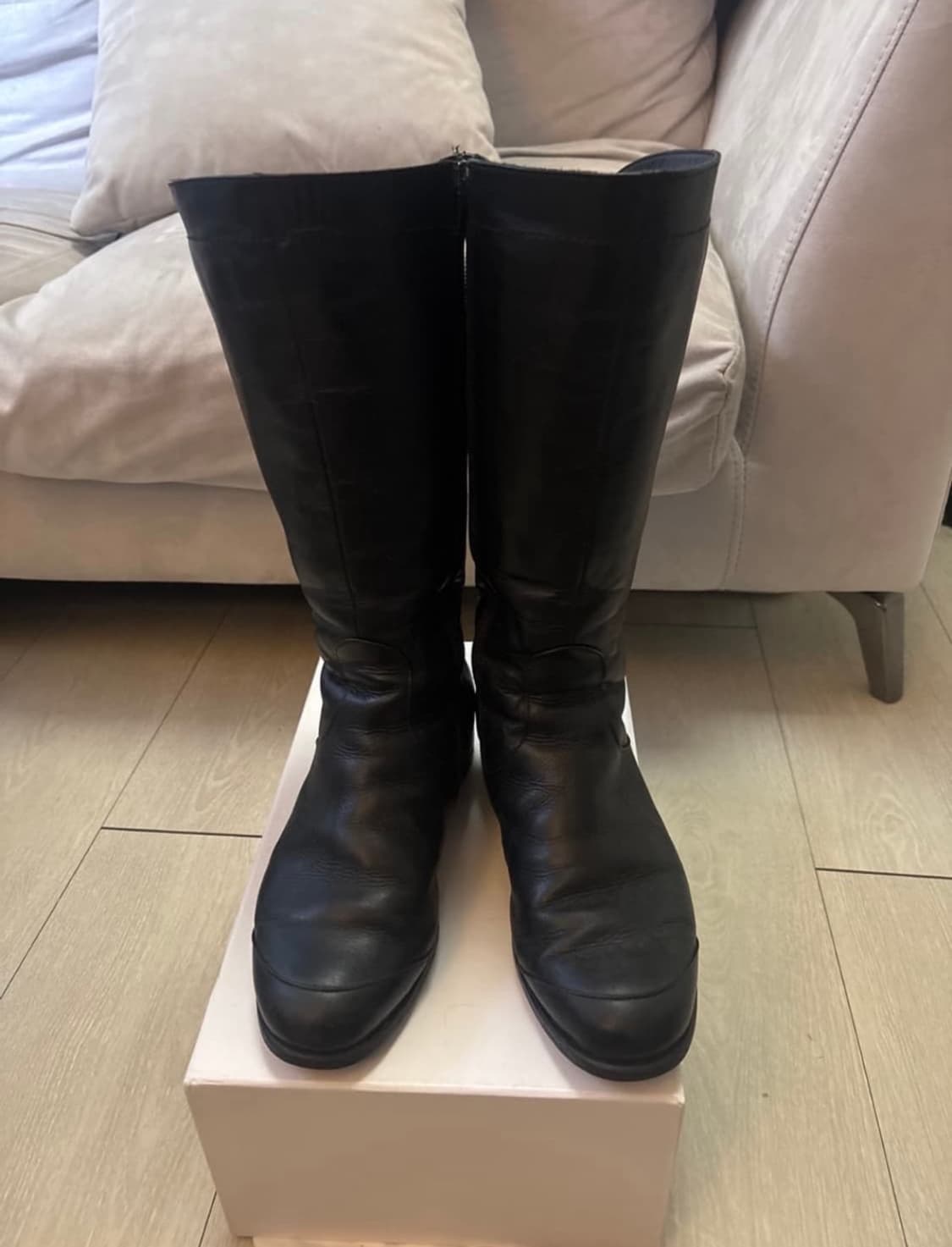 빈티지 가죽 부츠 230 (리얼 레더) 상품이미지1