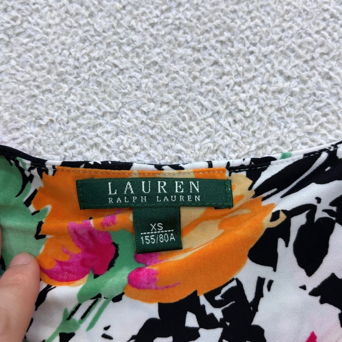 XS 랄프로렌 플로럴 민소매 원피스 0420E 상품이미지3