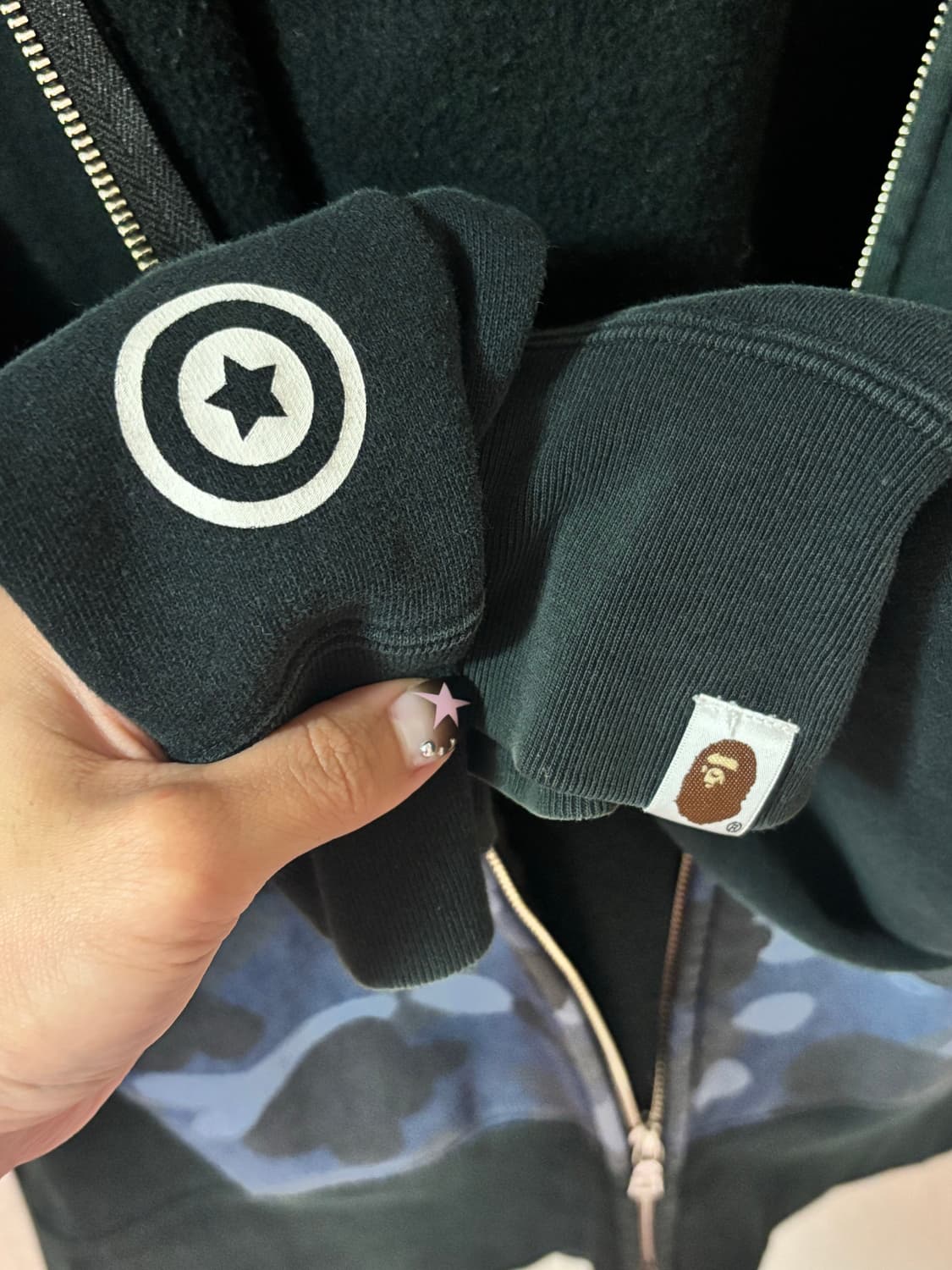 베이프 반카모 후드집업 샤크 빈티지  상품이미지8