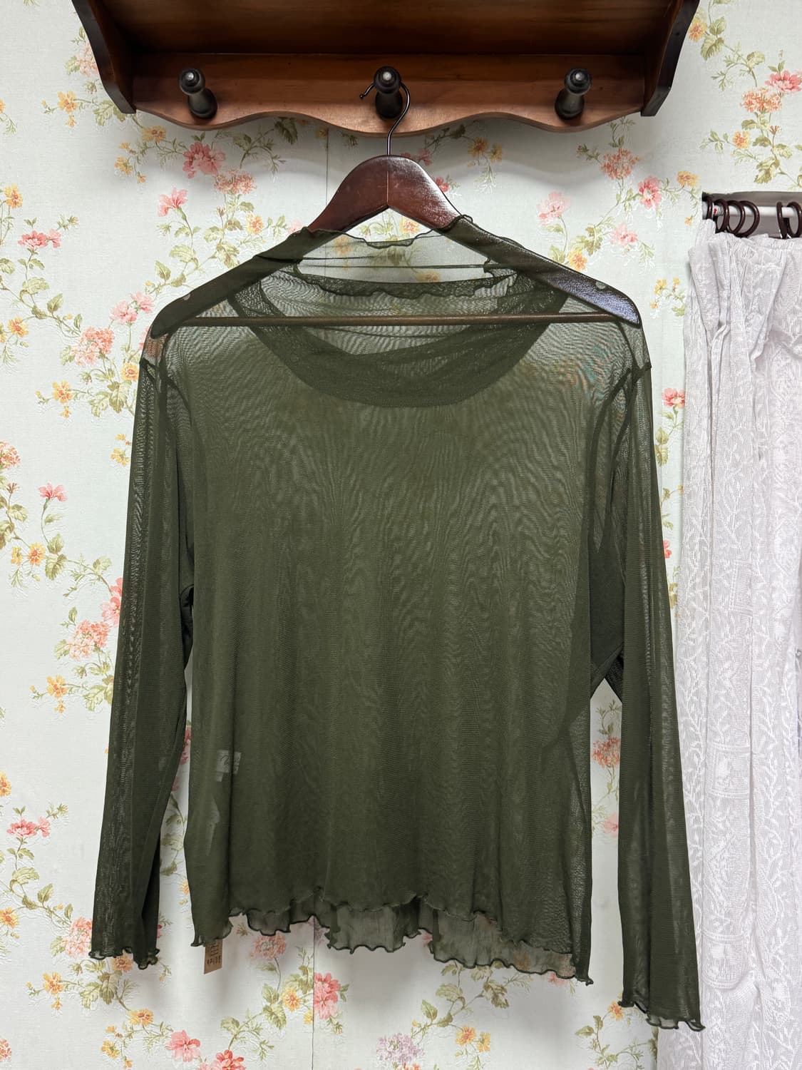 그린티 시스루 반목폴라 상품이미지2