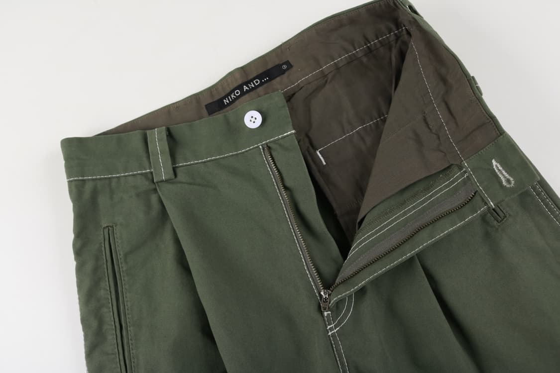 [3] 니코앤드 미니멀 원턱 스티치 팬츠 상품이미지2