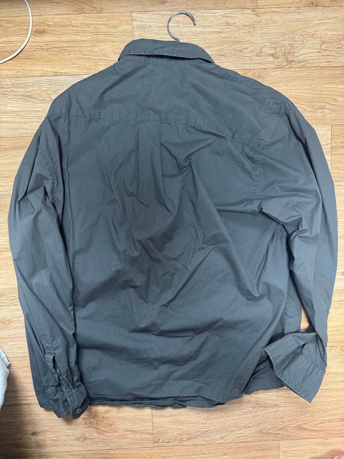 애습 스테디 셔츠 60수 - 딥차콜 M 상품이미지3