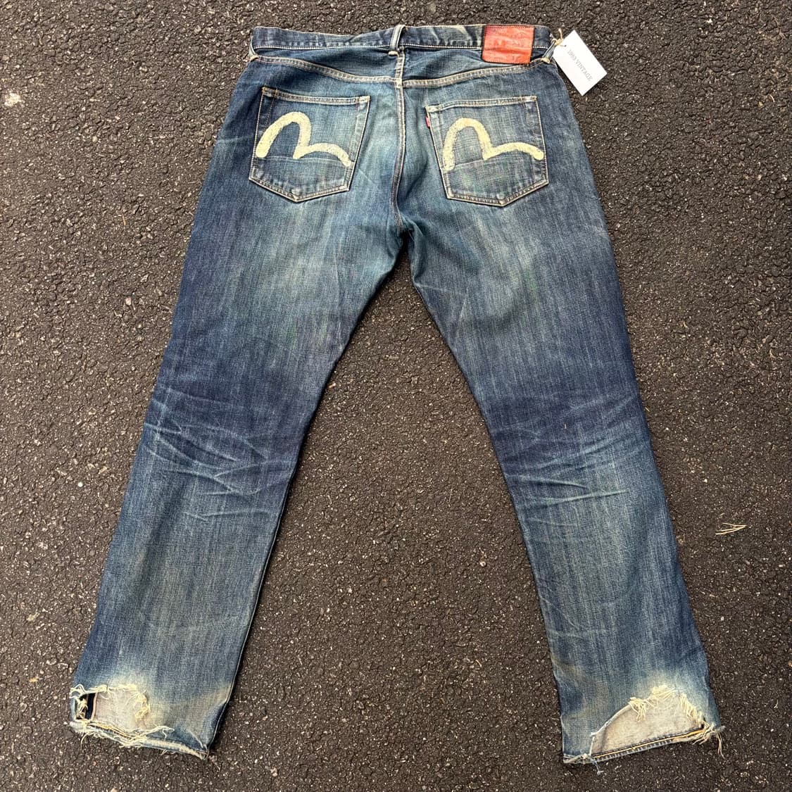 일본 에비수 셀비지 데님 팬츠 상품이미지5