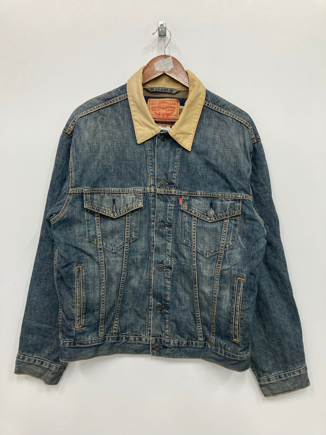 리바이스 카라 청자켓 상품이미지1