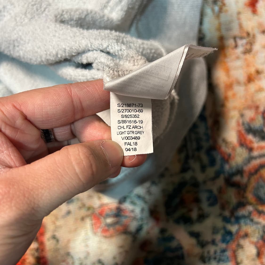 [L] GAP 그레이 후드집업 상품이미지5