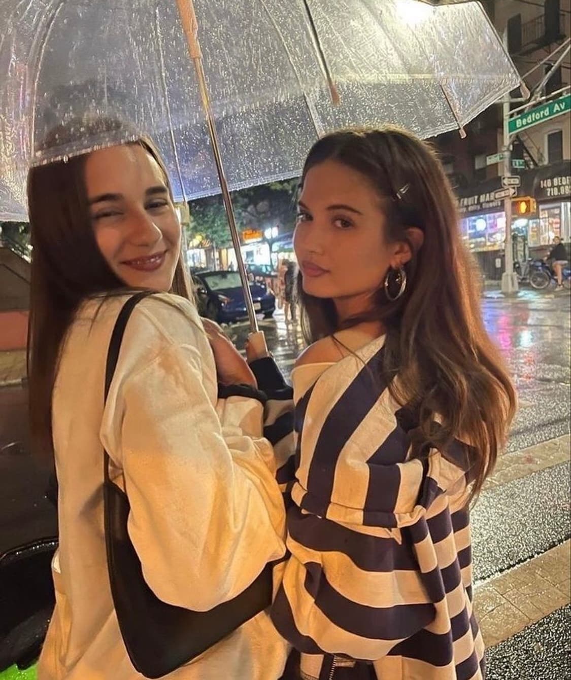 브랜디멜빌 스트라이프 기모 후드집업 상품이미지2