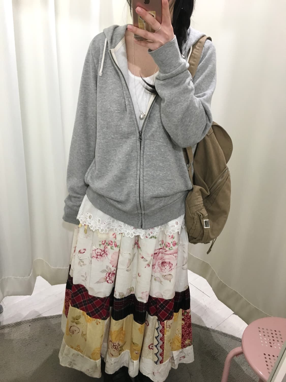 모리걸 데일리 후드집업 상품이미지3