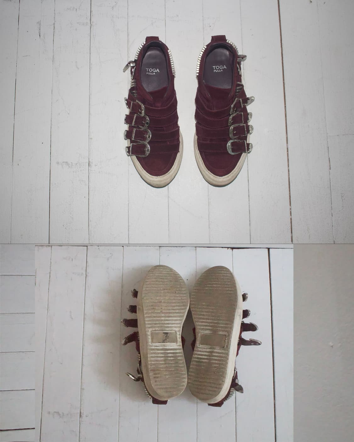 Western buckle strap sneakers 상품이미지3