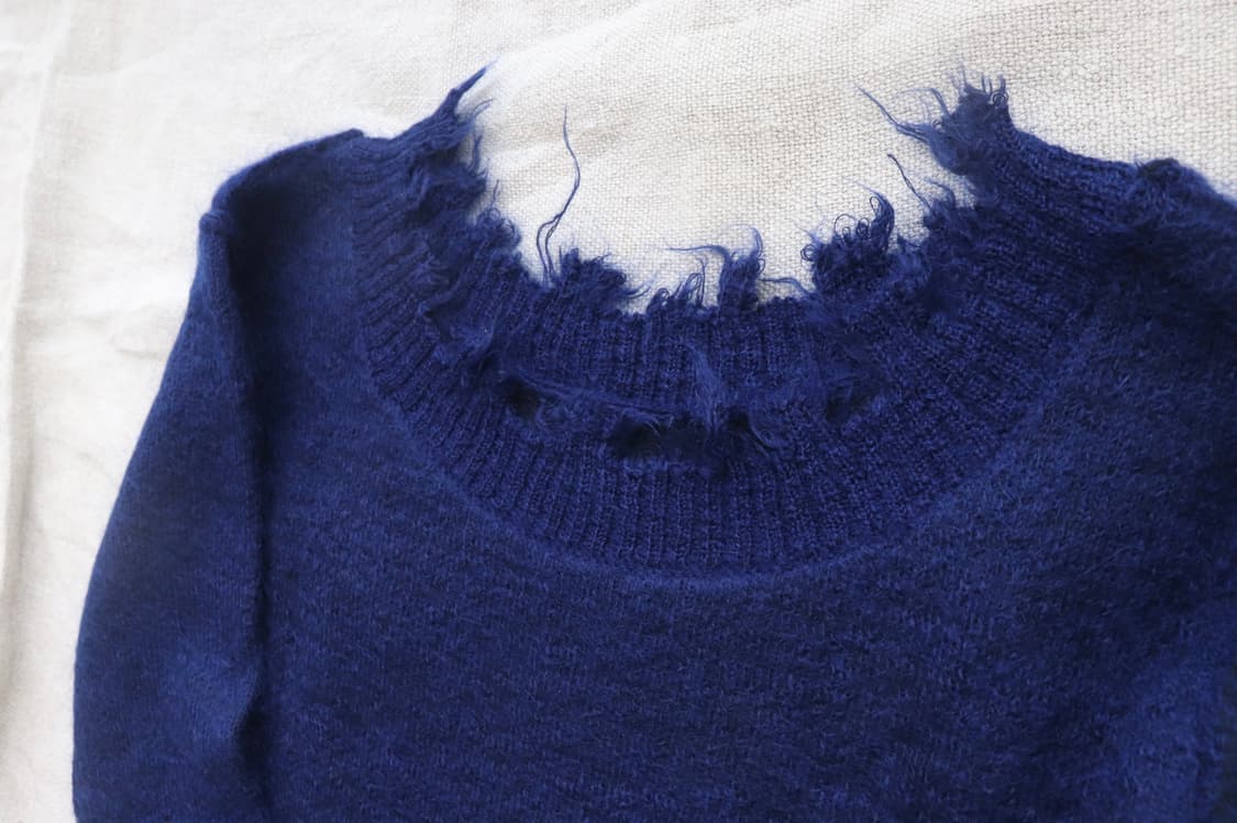 [Perverze] Wool & Mohair Damage Knit 상품이미지7