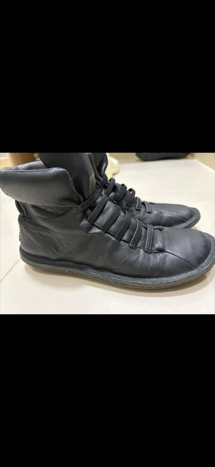 캠퍼 블랙 하이탑 스니커즈 37사이즈 상품이미지3