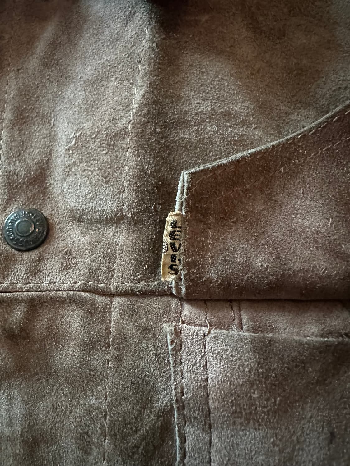 60s 70s Levis Big "E" 3rd Suede Jacket 상품이미지4