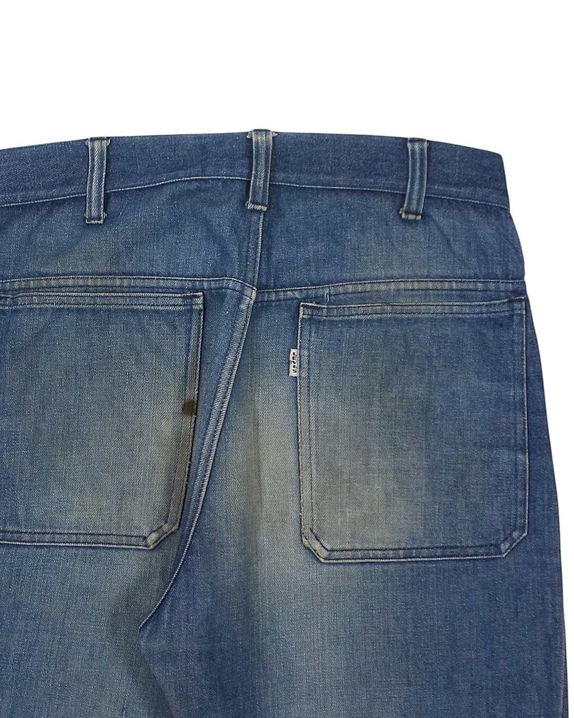 1960s USA 리바이스 벨보텀 플레어 데님 팬츠 빅E 화이트탭 빈티지 상품이미지3