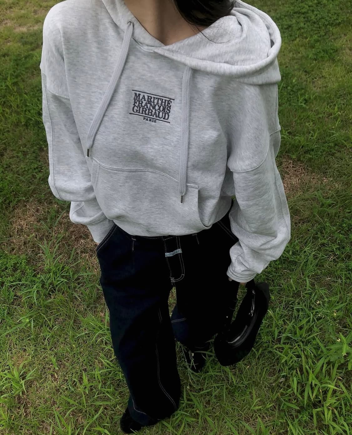 [새 상품] 마리떼 크롭 후드티 s 상품이미지1