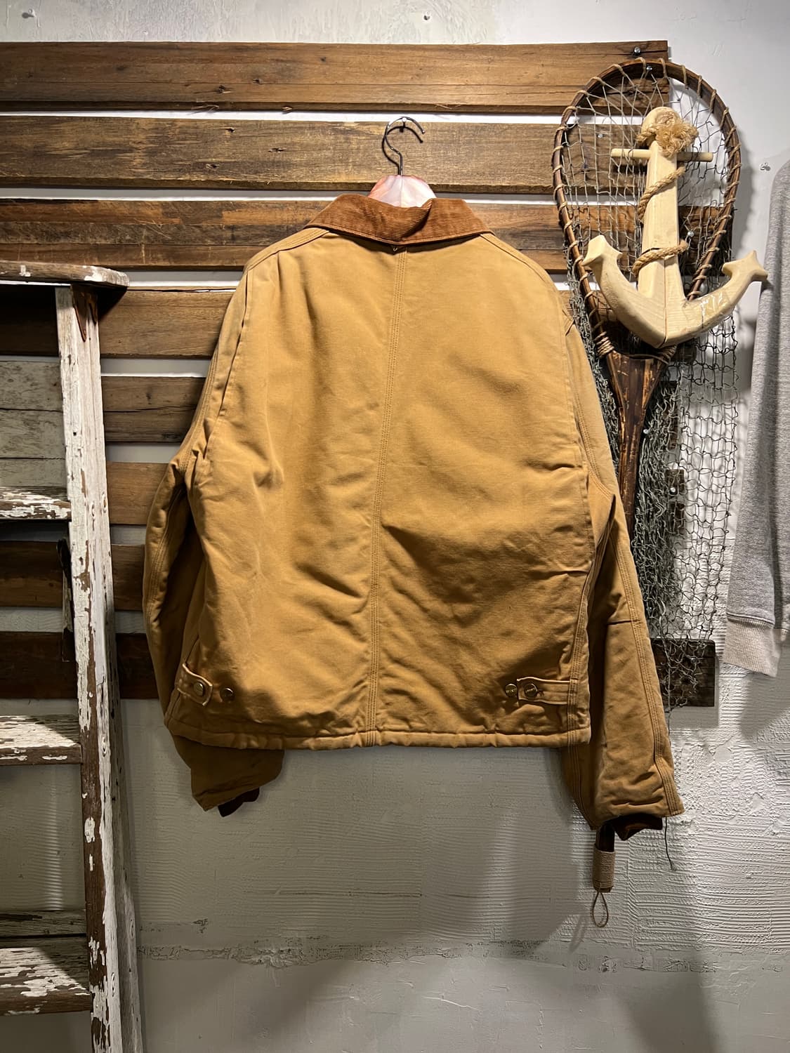 [XL]90's 칼하트 Made in USA 더티워싱 아크틱 워크자켓 상품이미지7