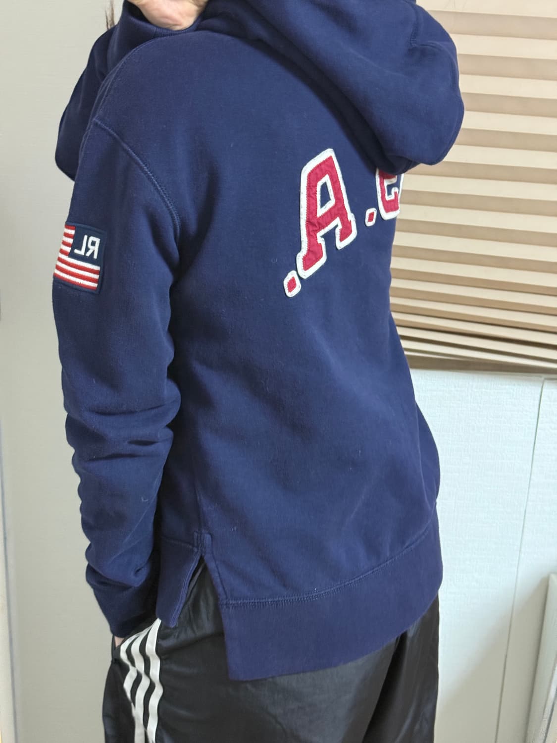 폴로 랄프로렌 네이비 후드집업 S 상품이미지10