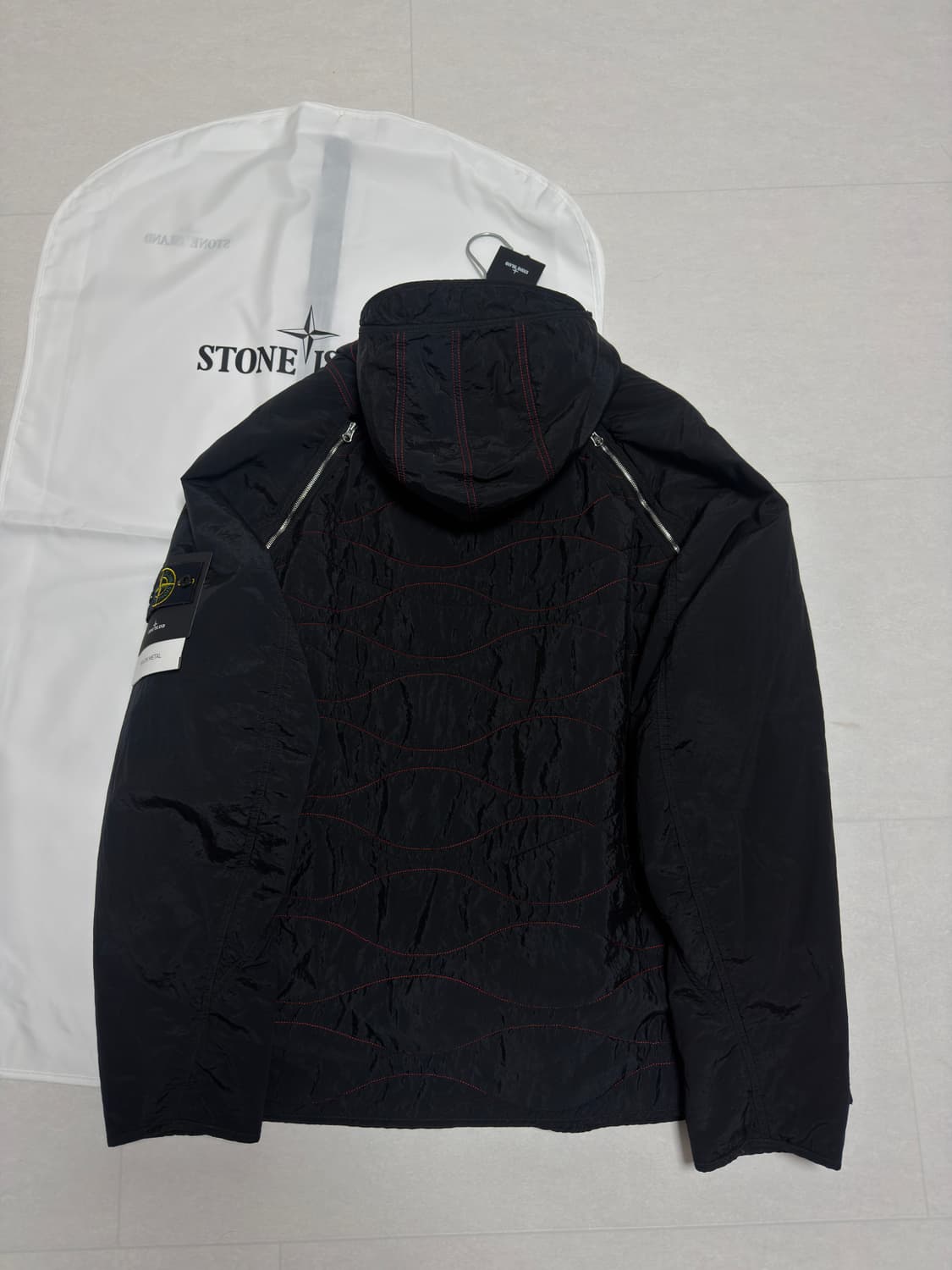 [레어,XXL] 스톤아일랜드 이어 오브 더 스네이크 나일론 메탈 자켓 상품이미지7