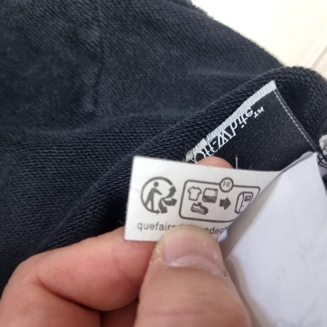 OFF-WHITE 앙상블 아플리케 후드티 블랙(프리) 상품이미지9