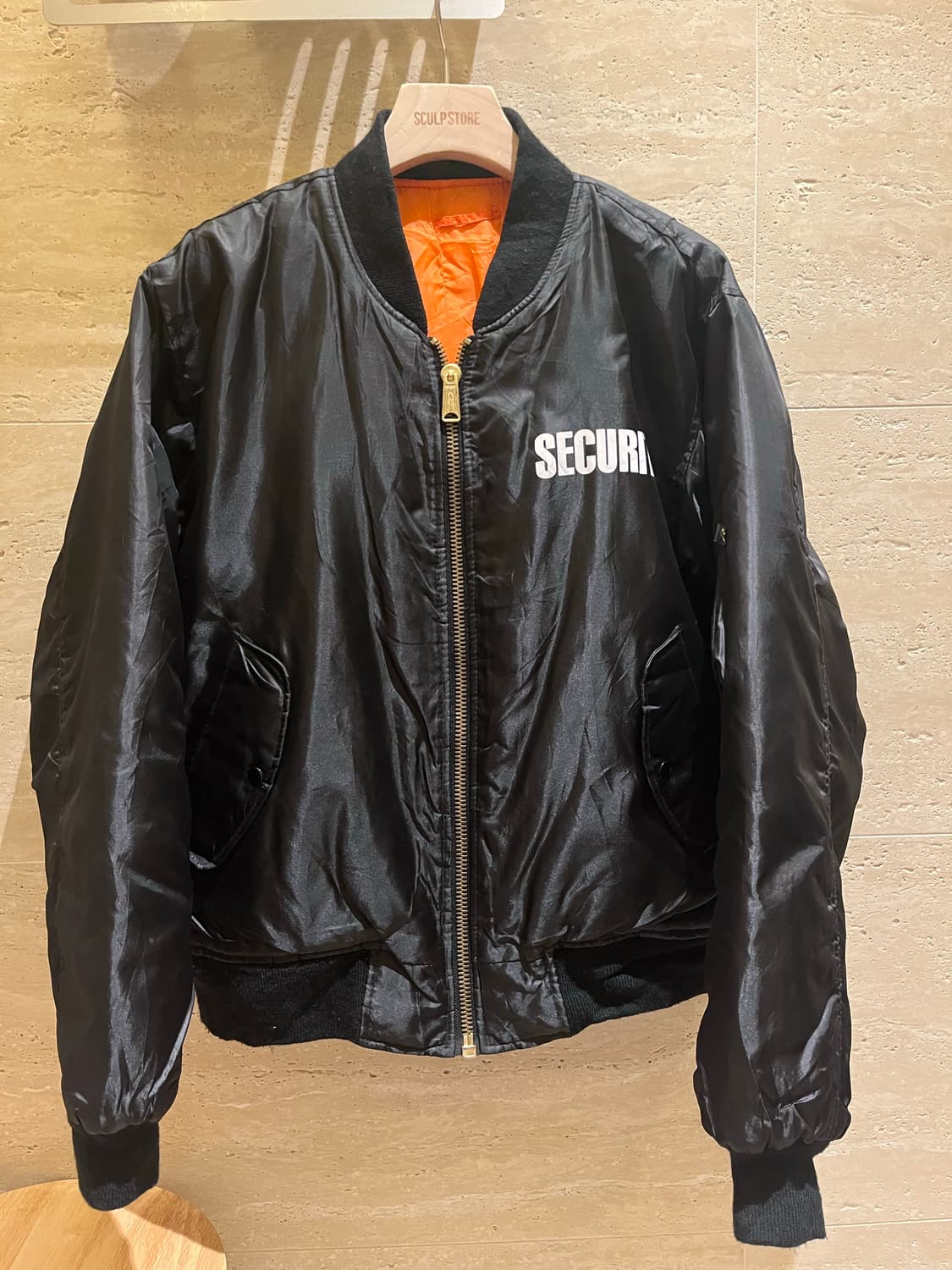 로스코 MA-1 블랙 항공점퍼 (SECURITY) 상품이미지2