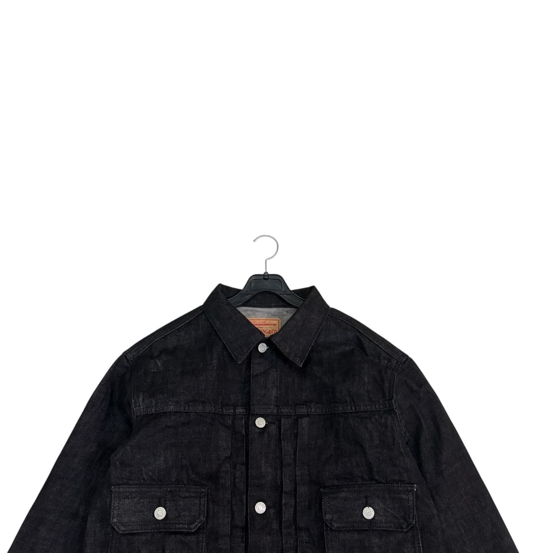 아웃스탠딩 흑청 셀비지 데님 2ND 자켓 상품이미지2