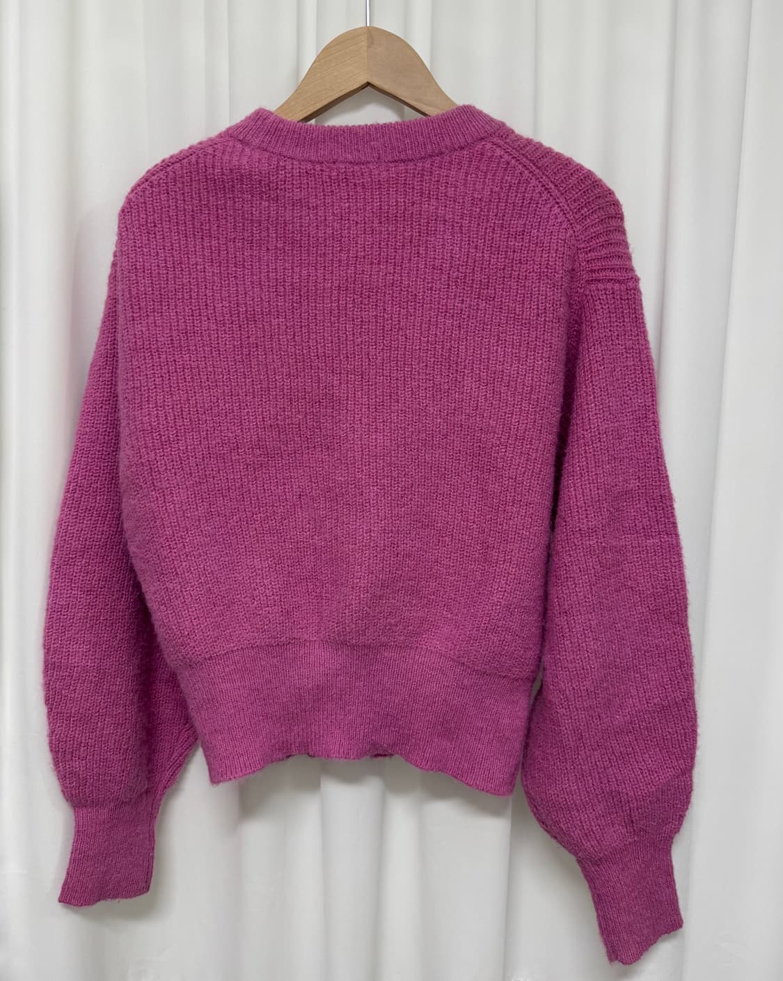 GU 핑크색 니트스웨터 상품이미지6