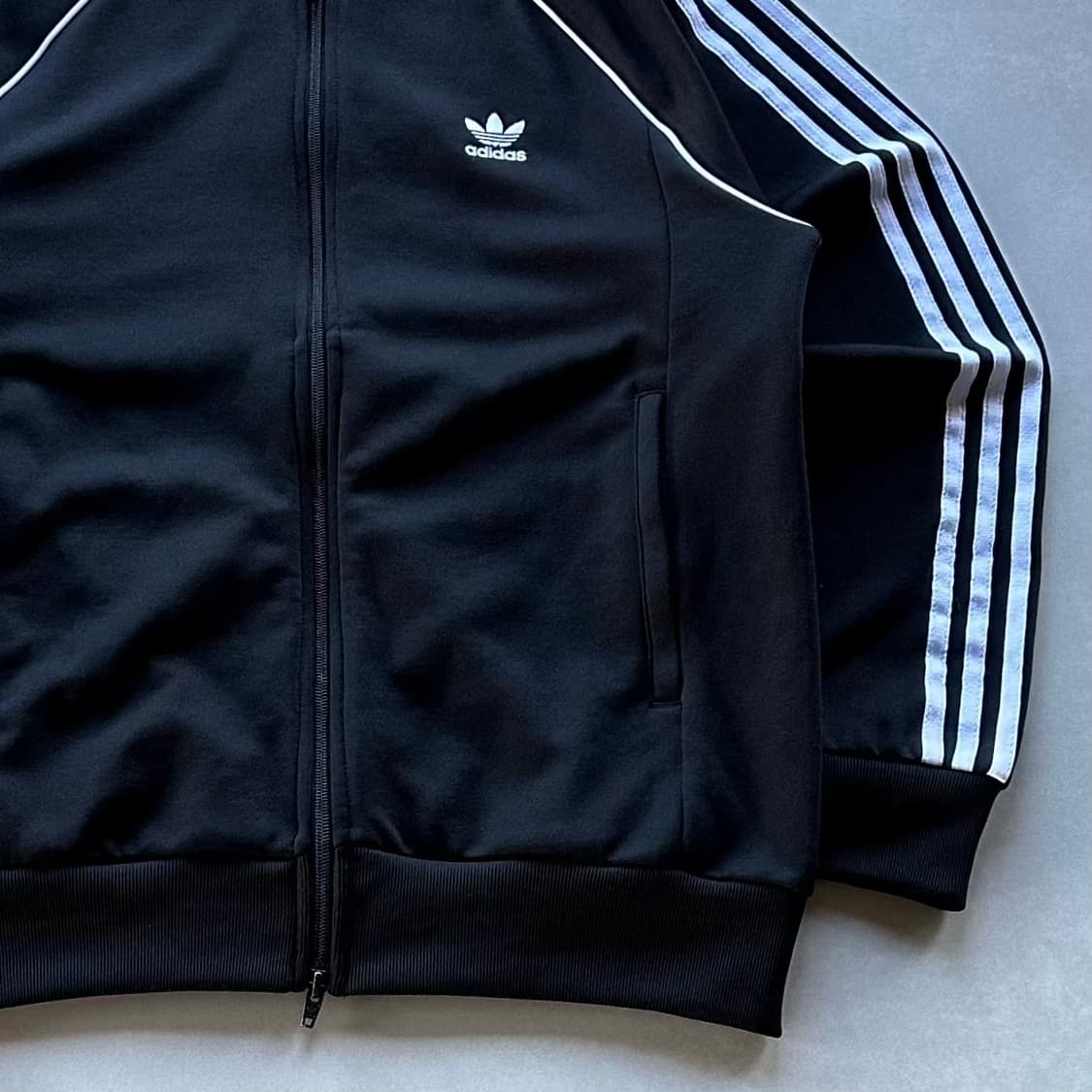 [XL-2XL]아디다스 트레포일 SST 블랙 트랙탑 져지 상품이미지4