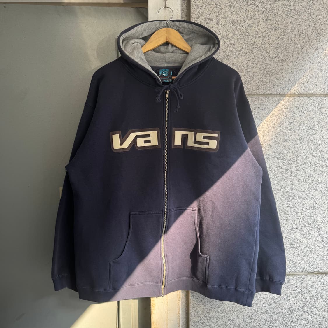 00s 반스 스펠아웃 로고 후드집업 상품이미지2