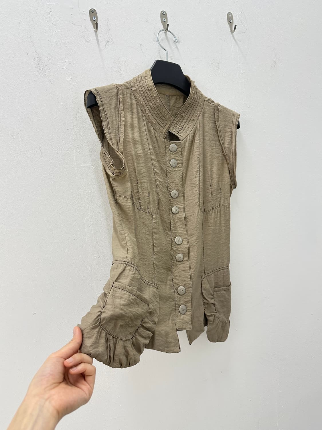 Vintage frill vest 상품이미지1
