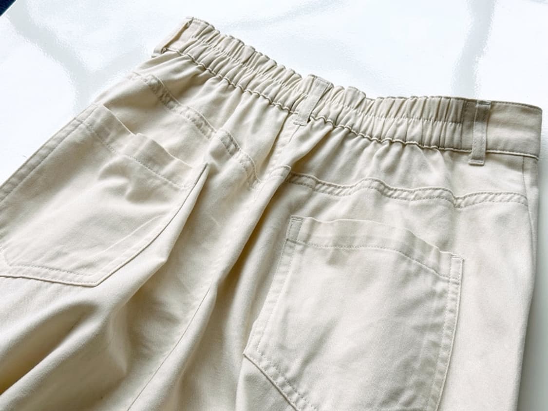 Cotton unbalance hem loose 상품이미지3