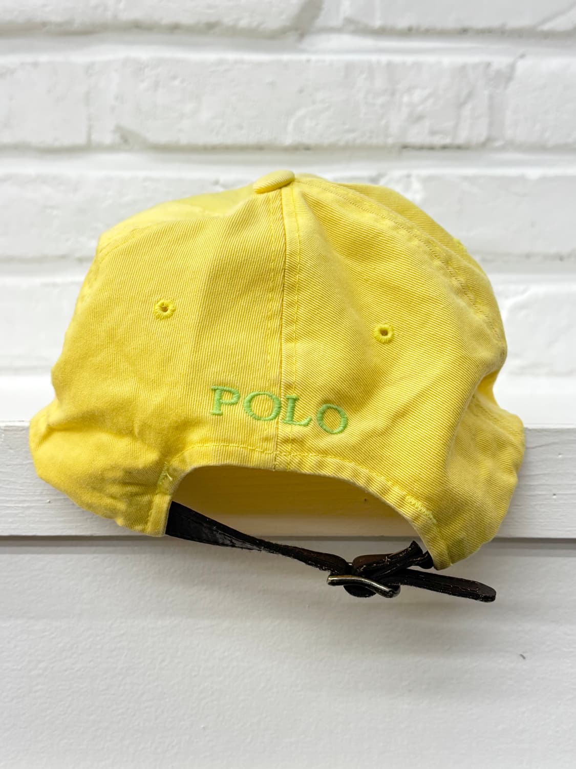 폴로 옐로우 그린 볼캡 상품이미지2