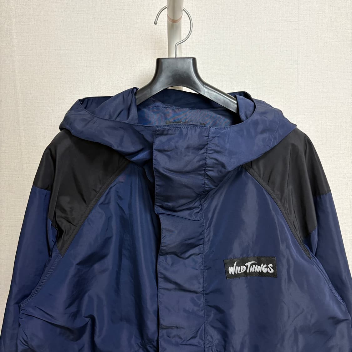 와일드띵스 X 타케오 키쿠치 나일론 데날리 윈드브레이커 / 네이비, L 상품이미지2