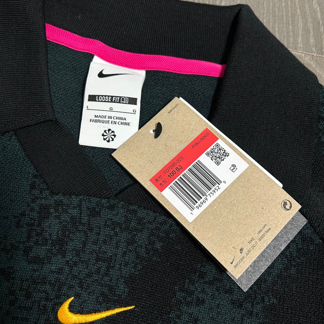(새상품) 나이키 풋볼 니트 긴팔 L 상품이미지2