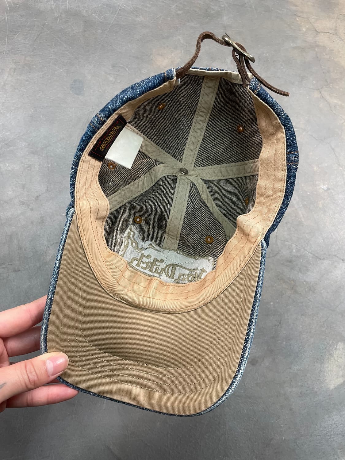 본더치 y2k 그런지 데님 캡 상품이미지6