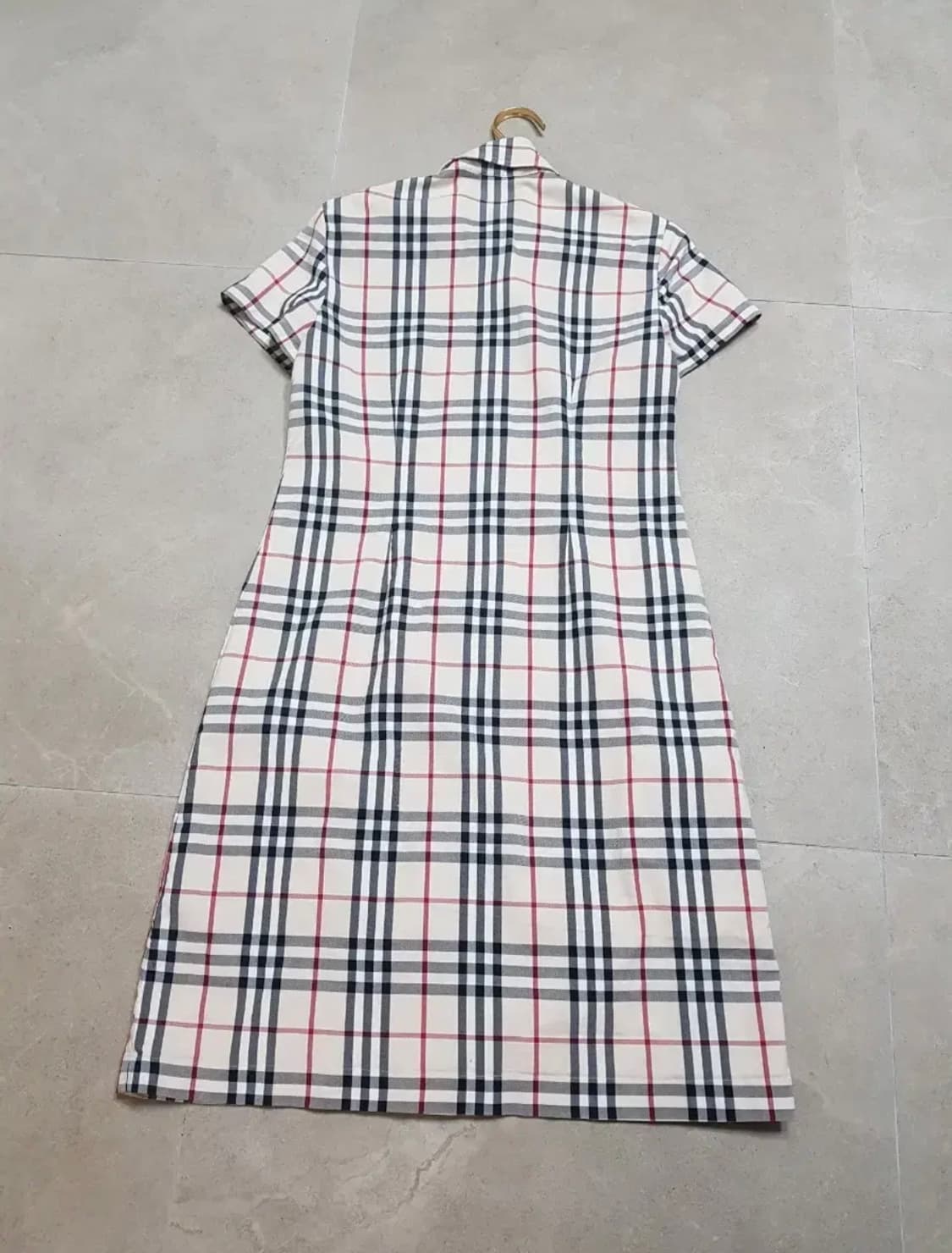 정품 버버리 채크 원피스.66. 상품이미지7