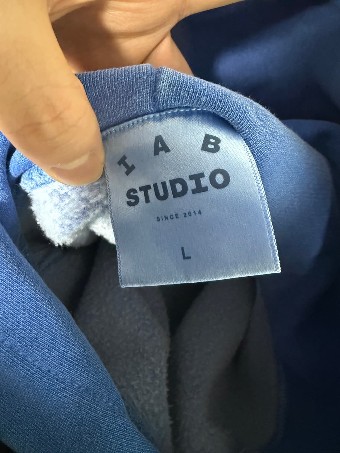 아이앱 피그먼트 후드 로얄블루L 상품이미지3